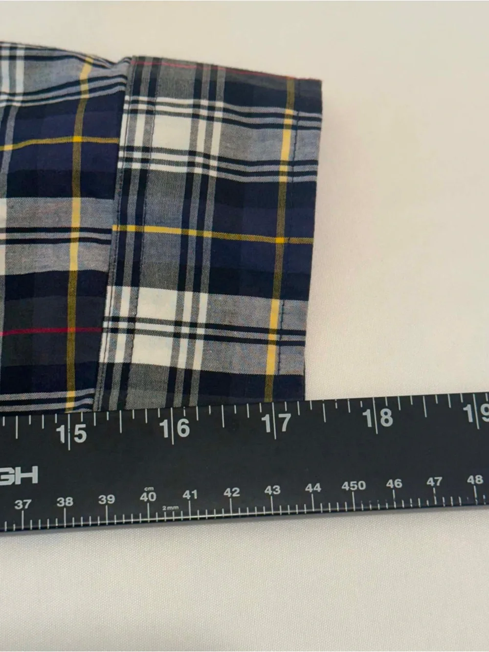 J. Crew Women Navy, White and Red Plaid Button-Down Shirt Cotton Size S